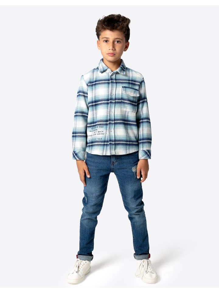 Shirt in Olivgrün