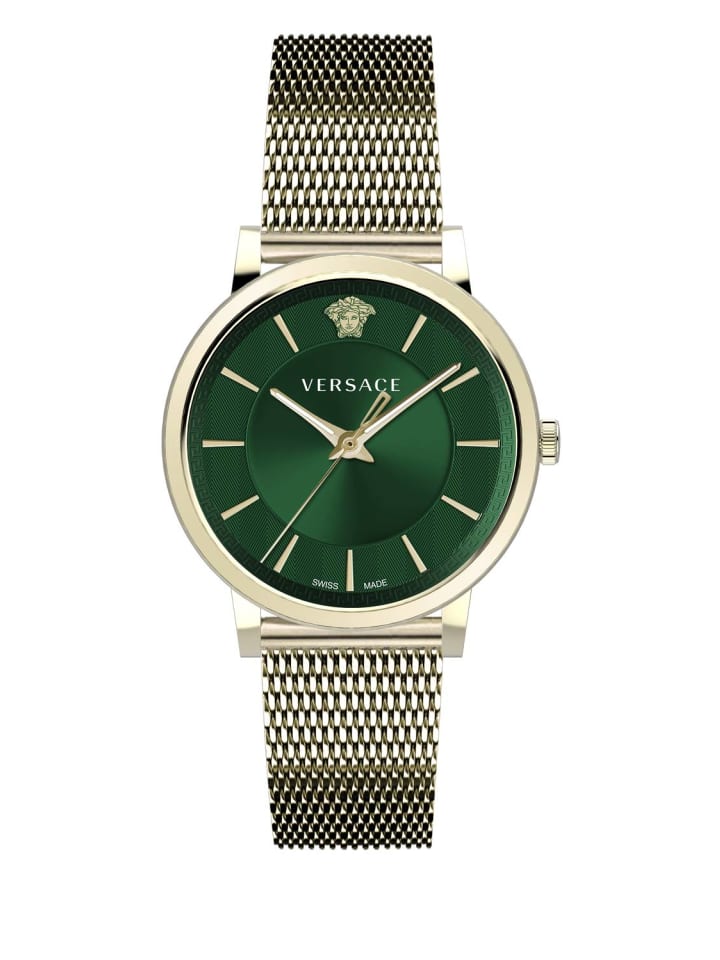 Schweizer Uhr V-Circle Goldfarben in gold