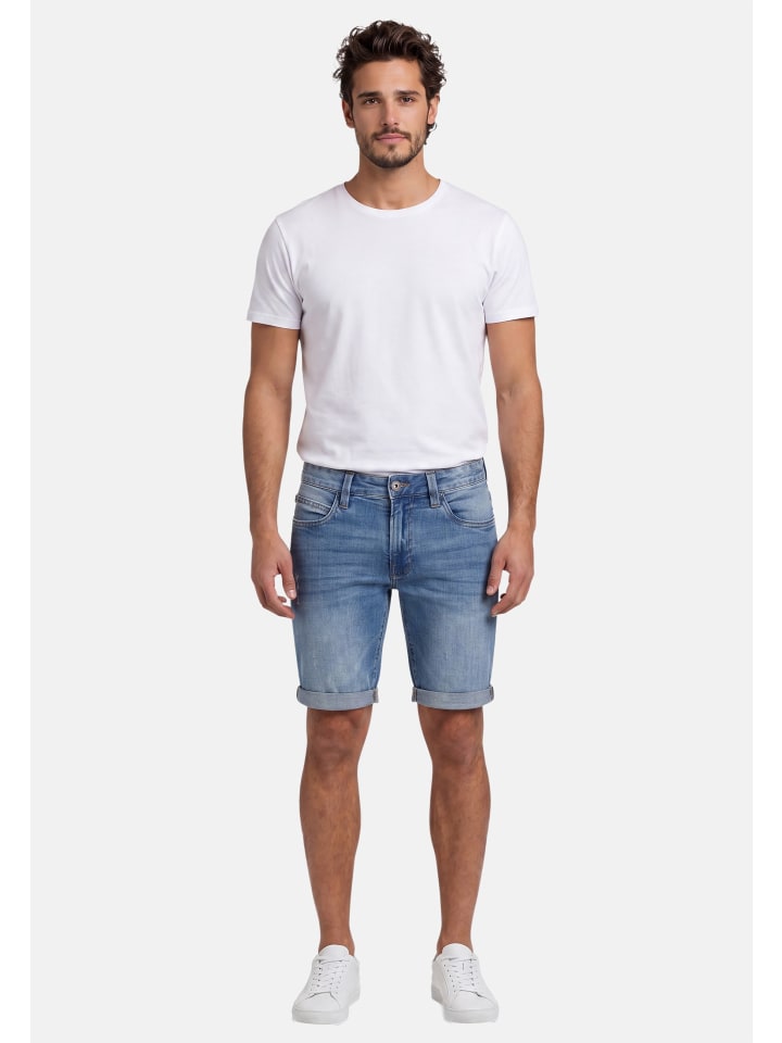 Indicode Inkadeu Herren Shorts Bermudas B797 in Blue Wash