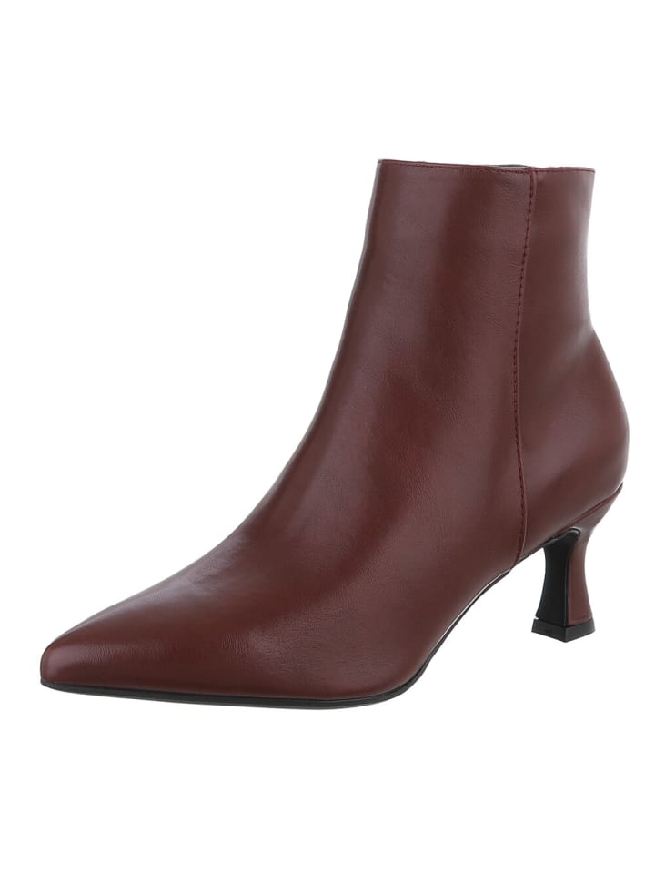 High Heel in Weinrot