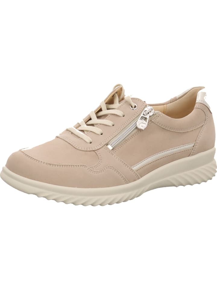 Schnürschuh in beige