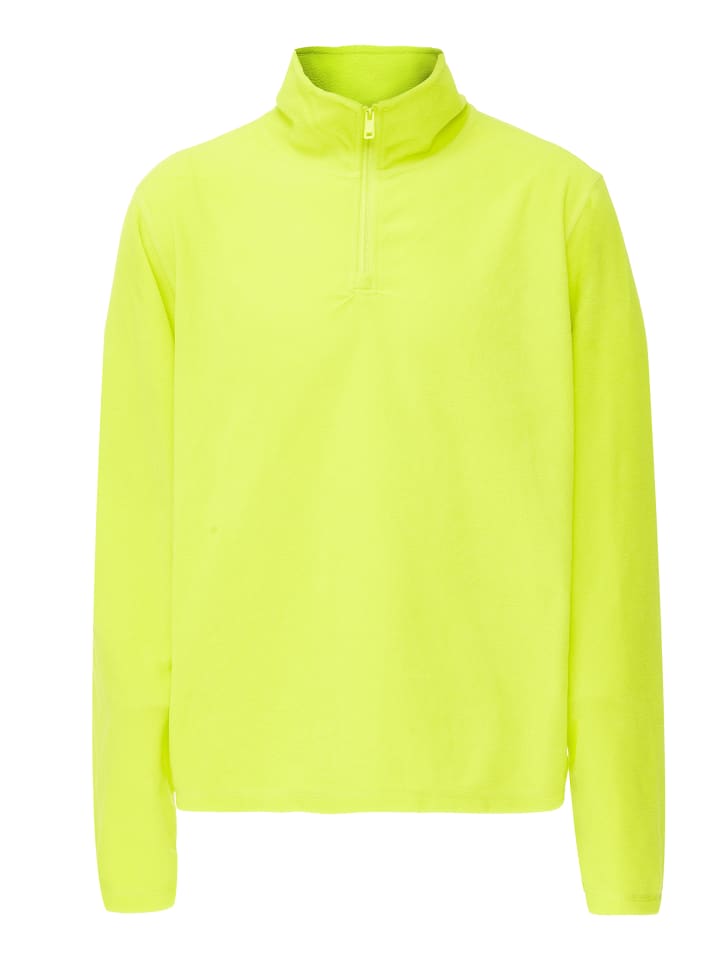 Herren Fleecepullover in Limette
