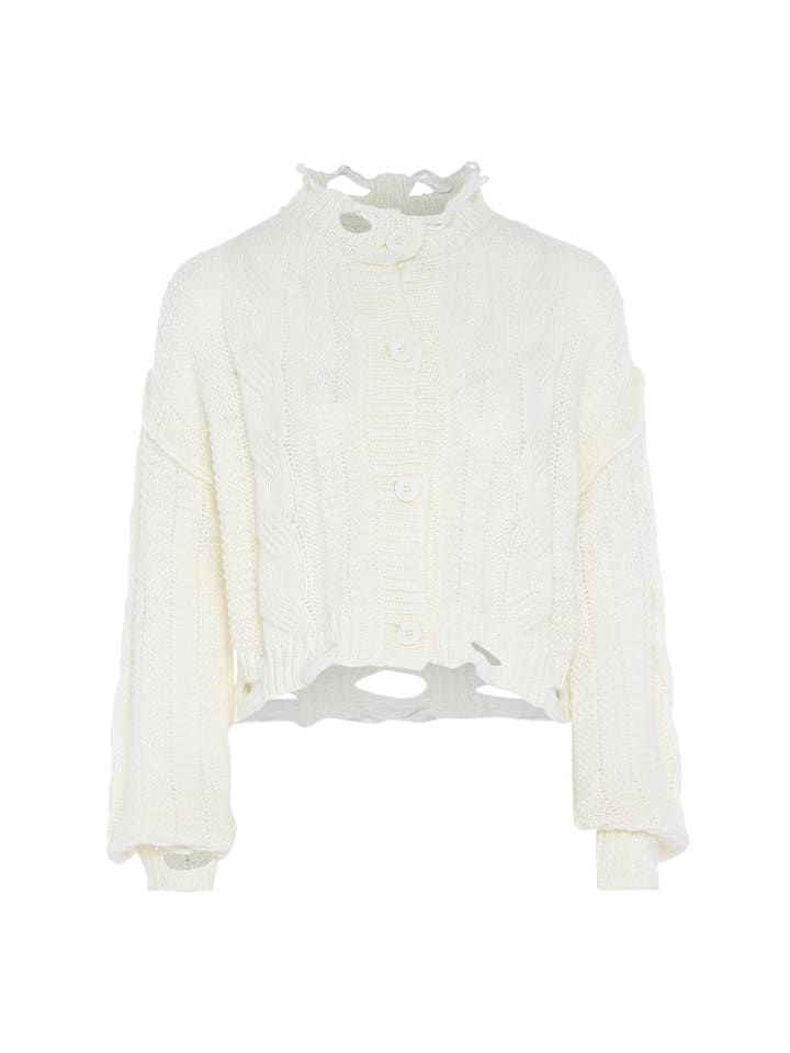 Damen Sweater in WOLLWEISS