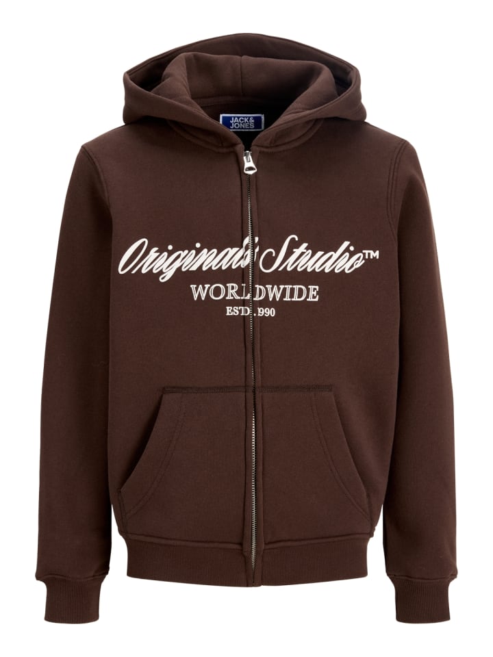 Kapuzensweatjacke Jornorrebro Zip Hoodie in java