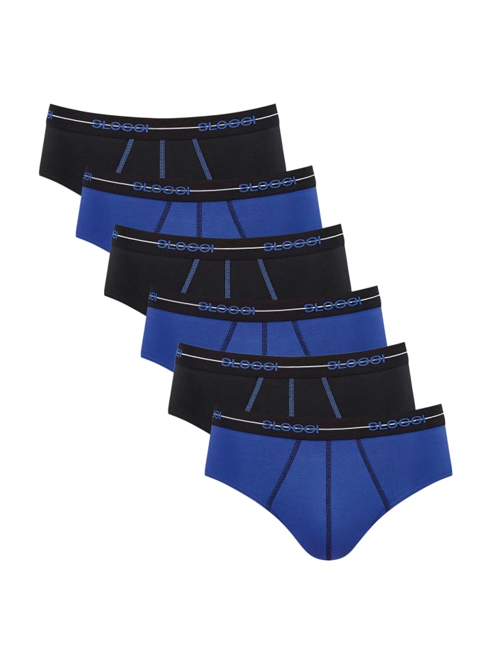 Midi Slip / Unterhose Start in Hellblau / Dunkelblau