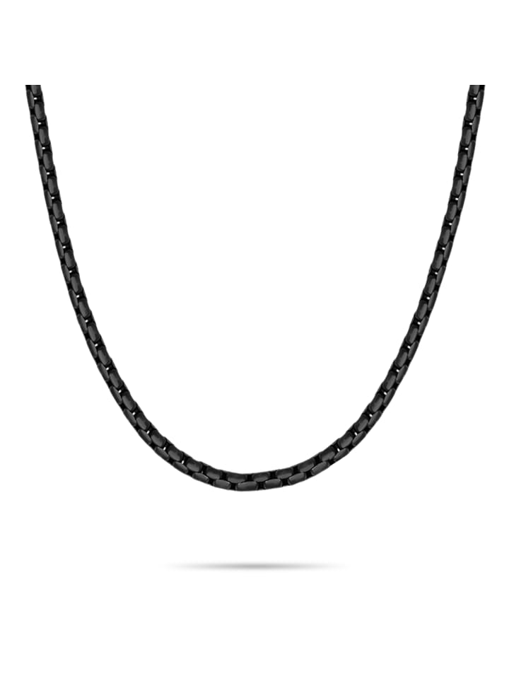 Halskette Round Basic in schwarz