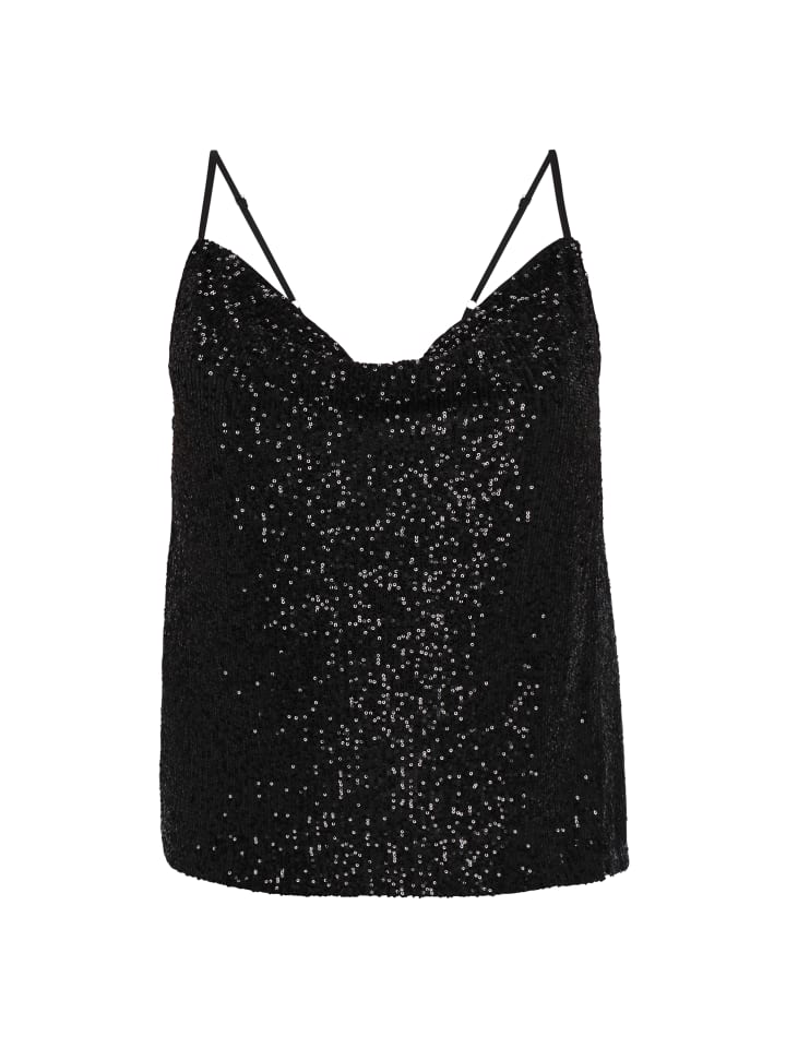 Women Plus Size Top in Black