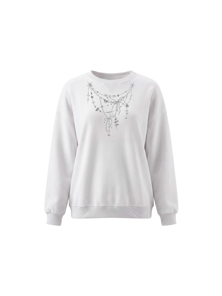 Women Sweatshirt in White