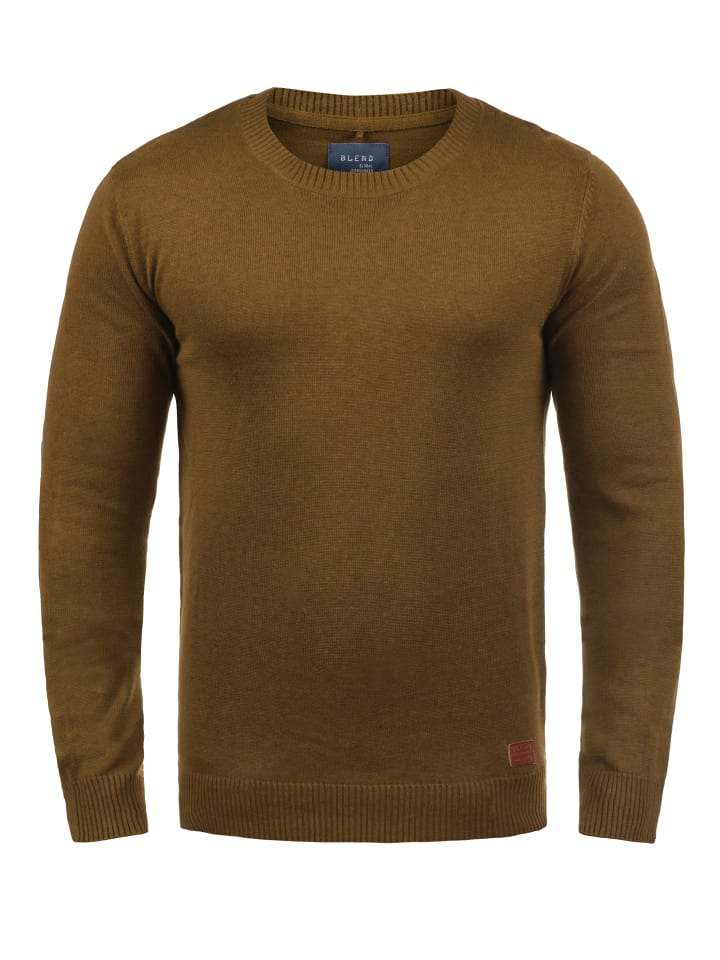 Strickpullover BHLars in Gelb