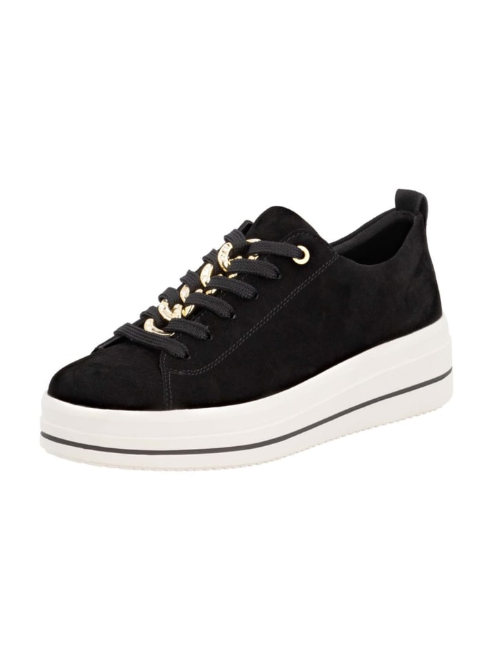 Sportliche Schnürschuhe in Schwarz
