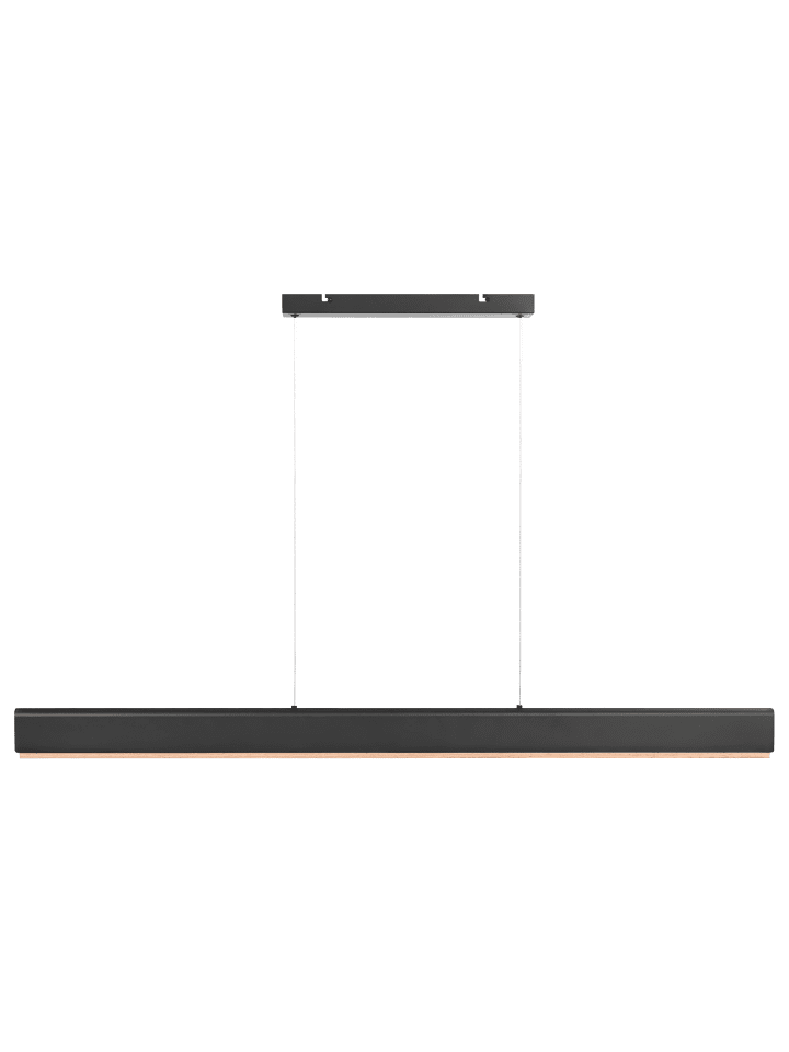 Pendelleuchten MARA in Schwarz/Braun - (W) 120 x (H) 211 x (L) 3 cm