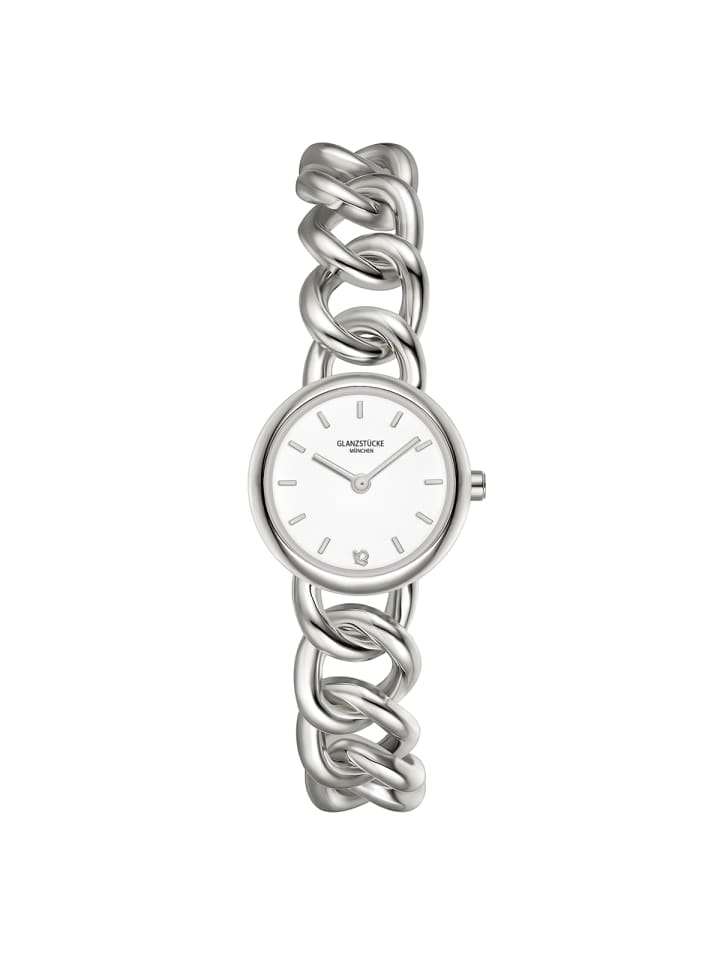 Uhr Ludwigvorstadt aus Metall-Legierung in silber