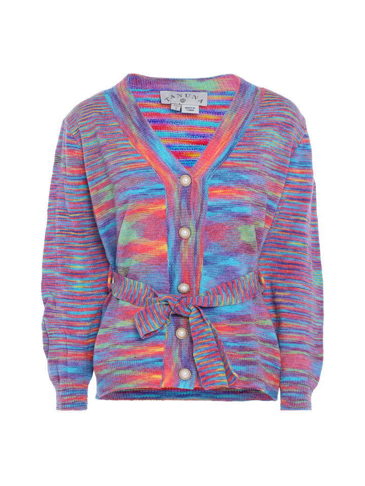 Damen Sweater in LILA MEHRFARBIG