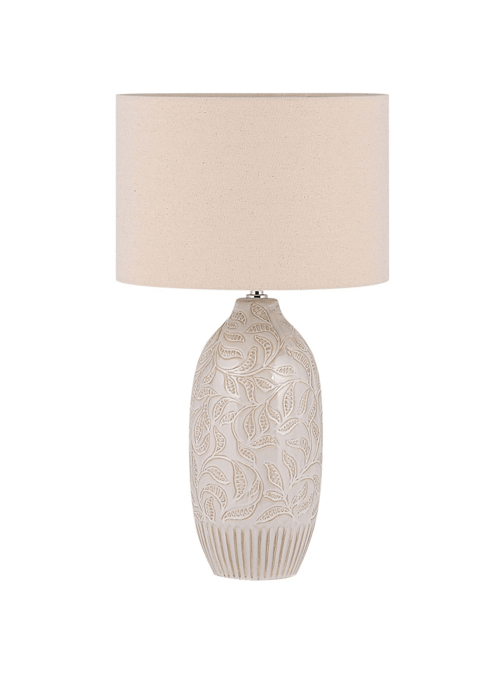 Tischleuchten SALZA in Beige - (W) 32 x (H) 57 x (L) 32 cm