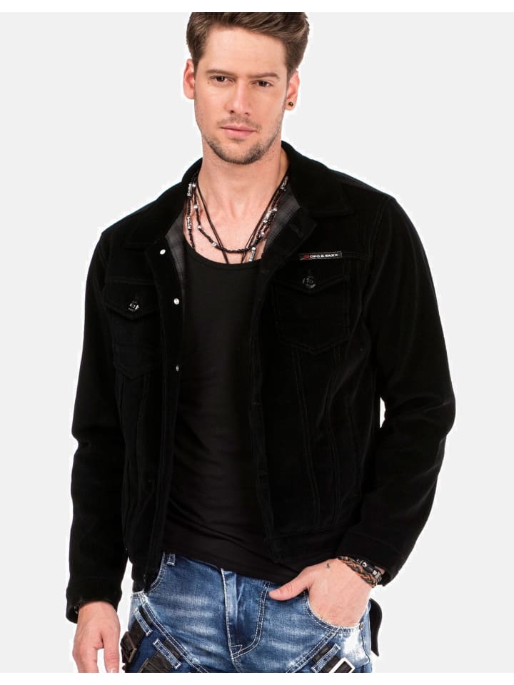Jacke in schwarz