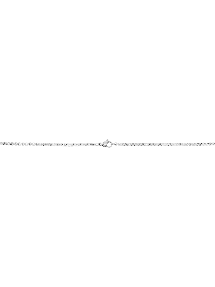Unisex Halskette mit Anhänger – aus Edelstahl in silber