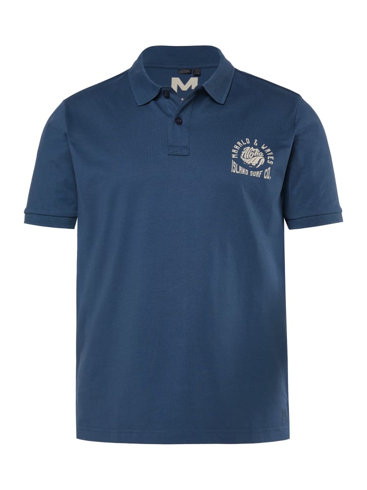 Poloshirt in graublau