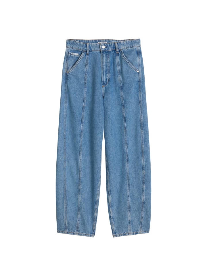 Jeans Model Enni wide barrel in Medium Blue