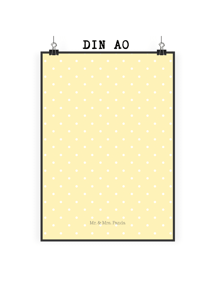 Wandposter Waldtiere Picknick ohne Spruch in Gelb Pastell