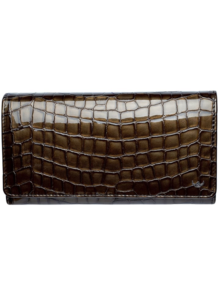 Cayenne Geldbörse RFID Leder 19 cm toffee