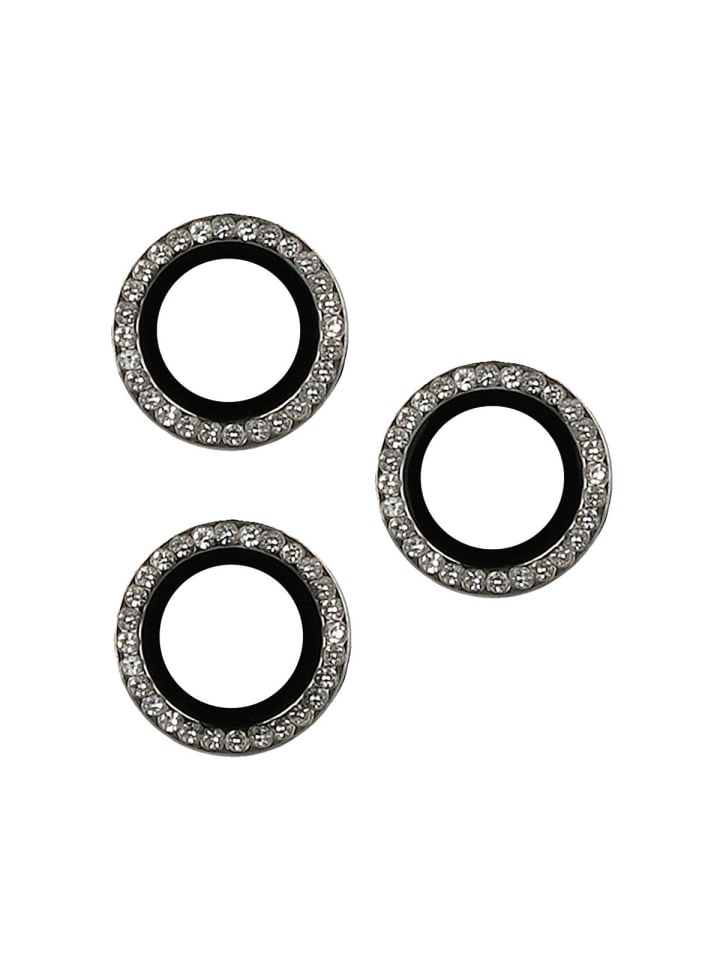 Lens Shield Glas Kameraglas für iPhone 16 Pro Max Grau Diamond in Grau