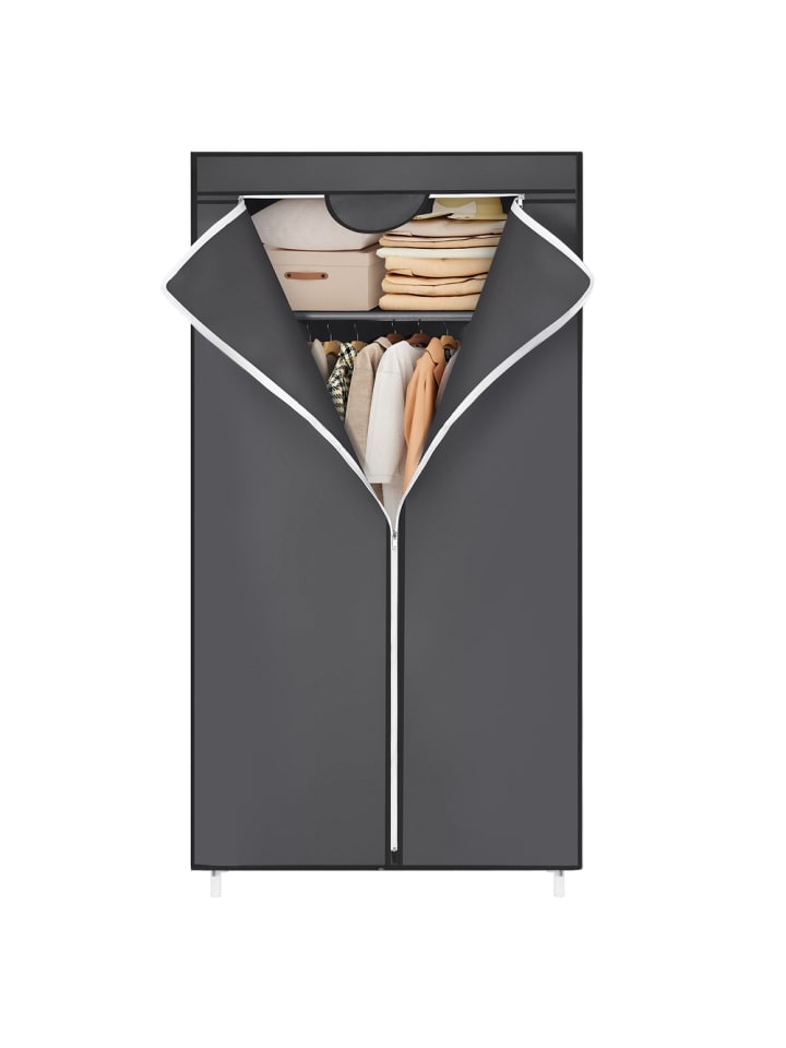 Kleiderschrank Rylan in Grau - (B)75 x (H)45 x (T)160 cm