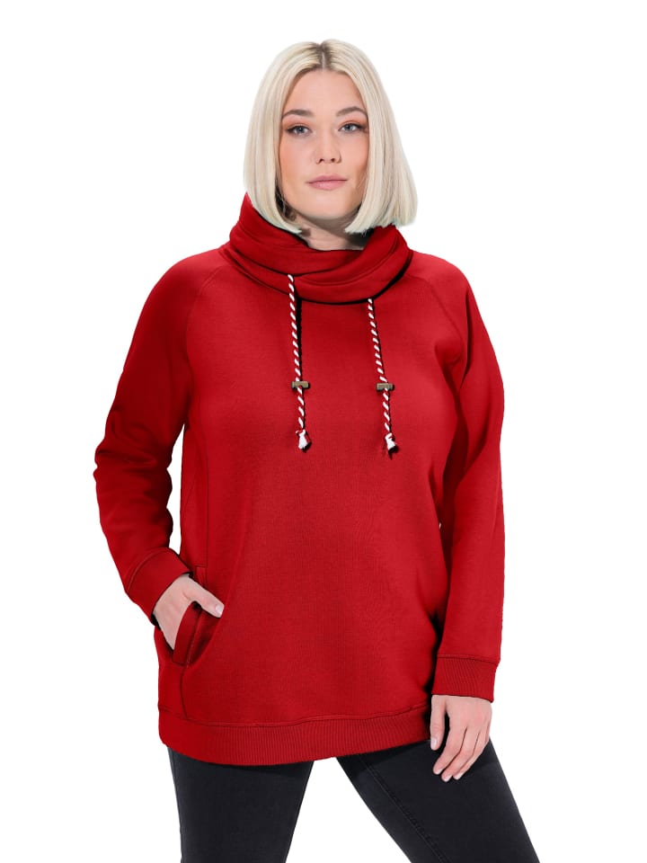Sweatshirt in salsa