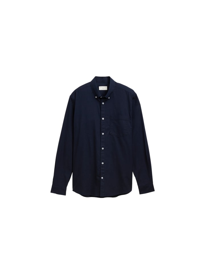 Langarmhemd in navy