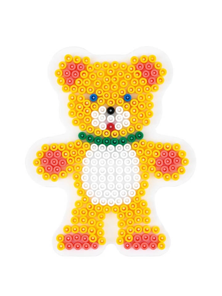 Midi-Stiftplatte Teddybär, weiß - ab 5 Jahren