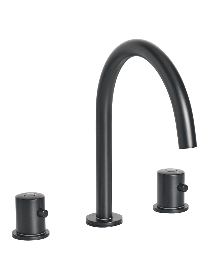 Wasserhähne PILCOMAYO in Schwarz - (W) 4 x (H) 24 x (L) 21 cm