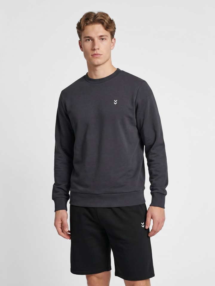 Sweatshirt Hmlpulse Herren in EBONY