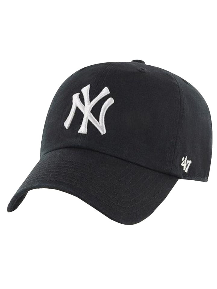 47 Brand New York Yankees MLB Clean Up Cap in Schwarz