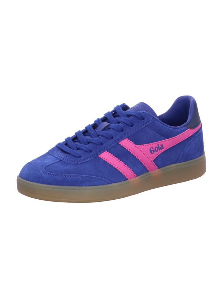 Schnürschuh in blau