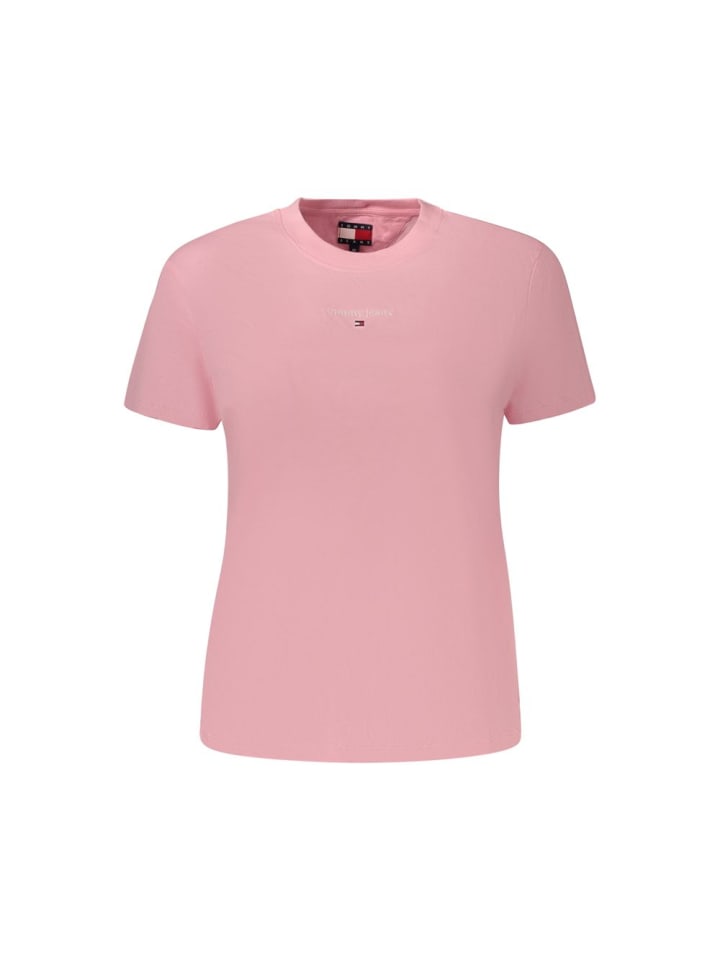 Pink Baumwolle Damen T-Shirt