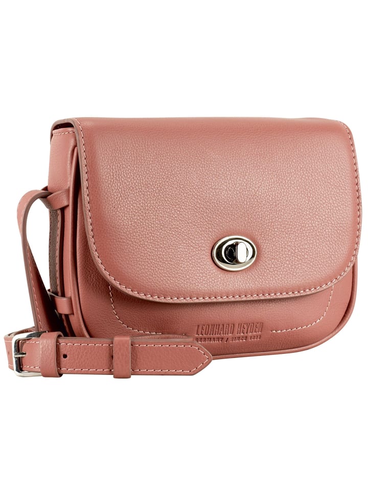 Nizza Umhängetasche Leder 20 cm altrosa