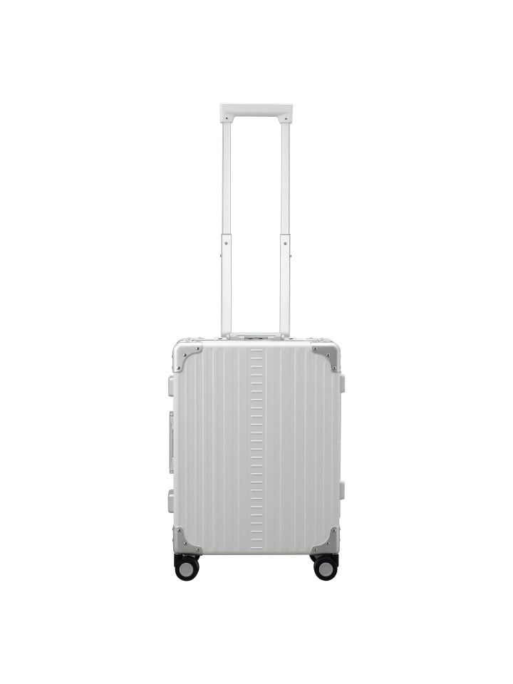 Fortis 4-Rollen Kabinentrolley Aluminium 54 cm snowwhite