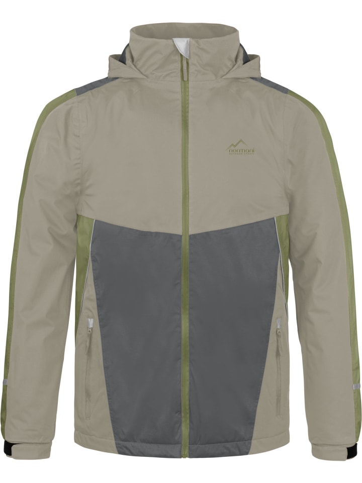 Kinder Regenjacke mit Fleecefutter Wasilla in Beige