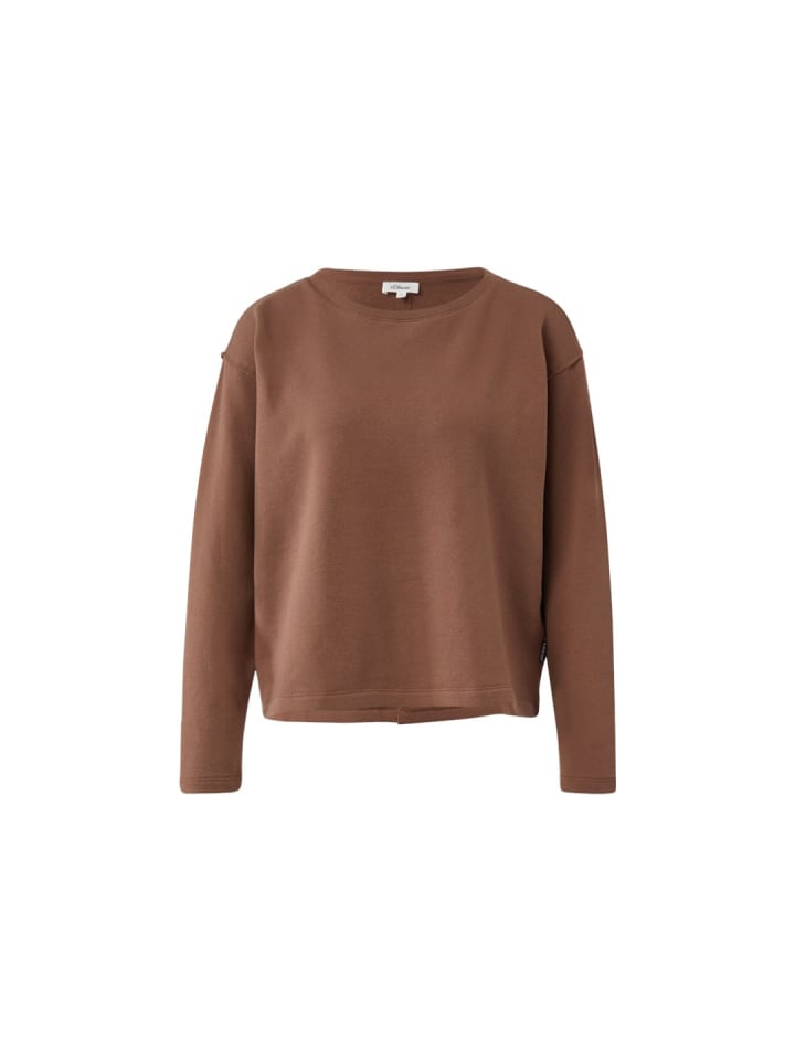 Sweatshirt in Braun