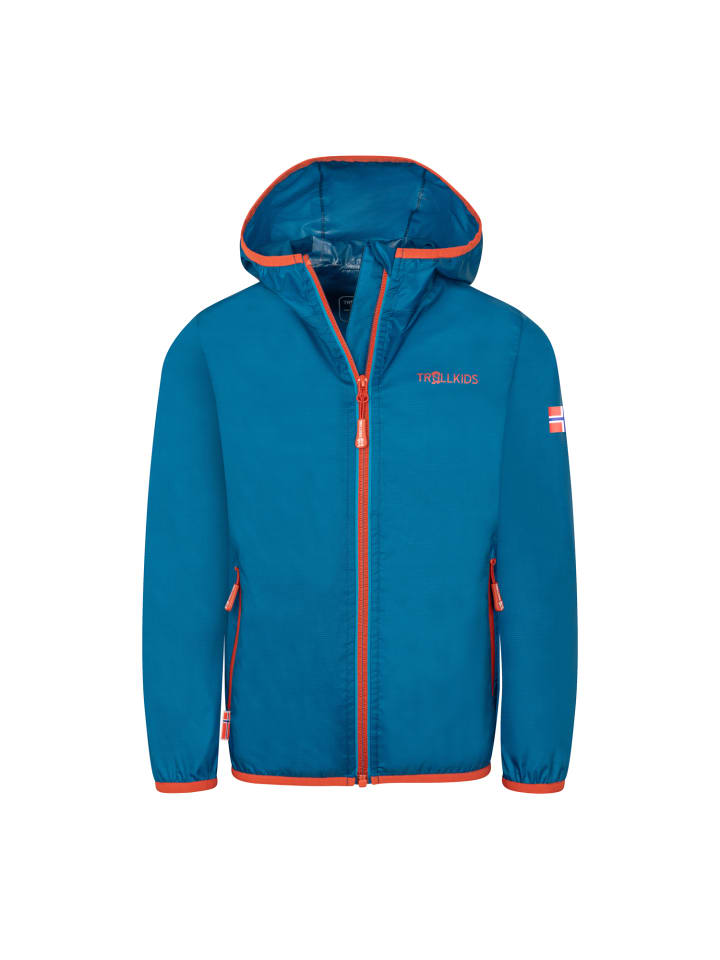 Regenjacke Trolltunga in dark petrol