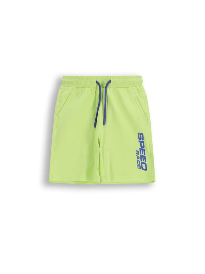Kurze jogginghose in limonengrün