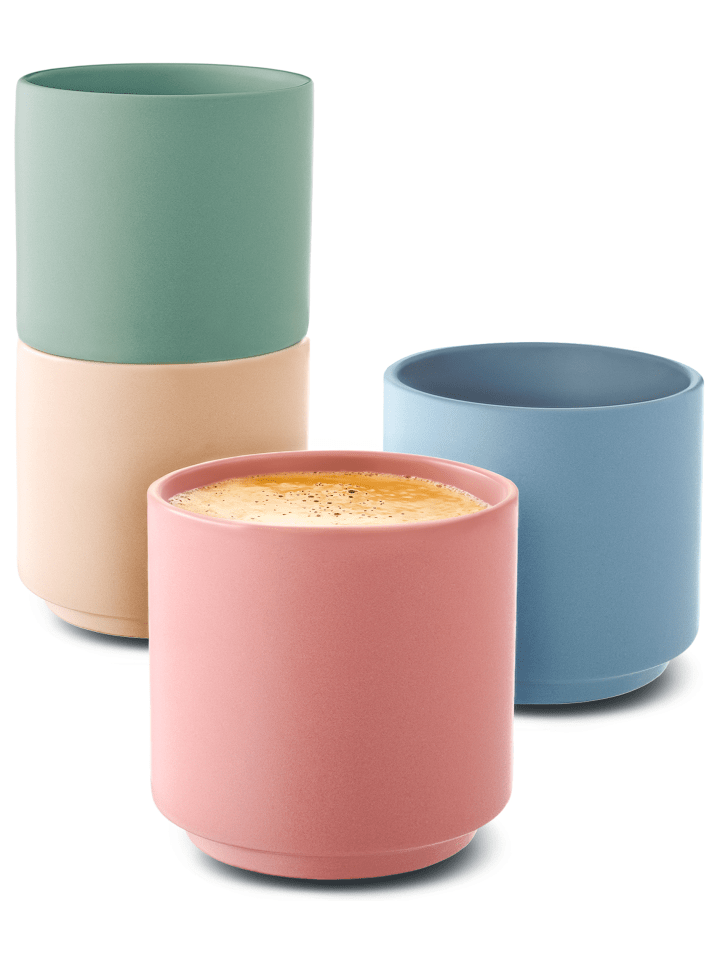 Minimalistisch & Stapelbares Design - Hitzebeständig - Dickwandig
