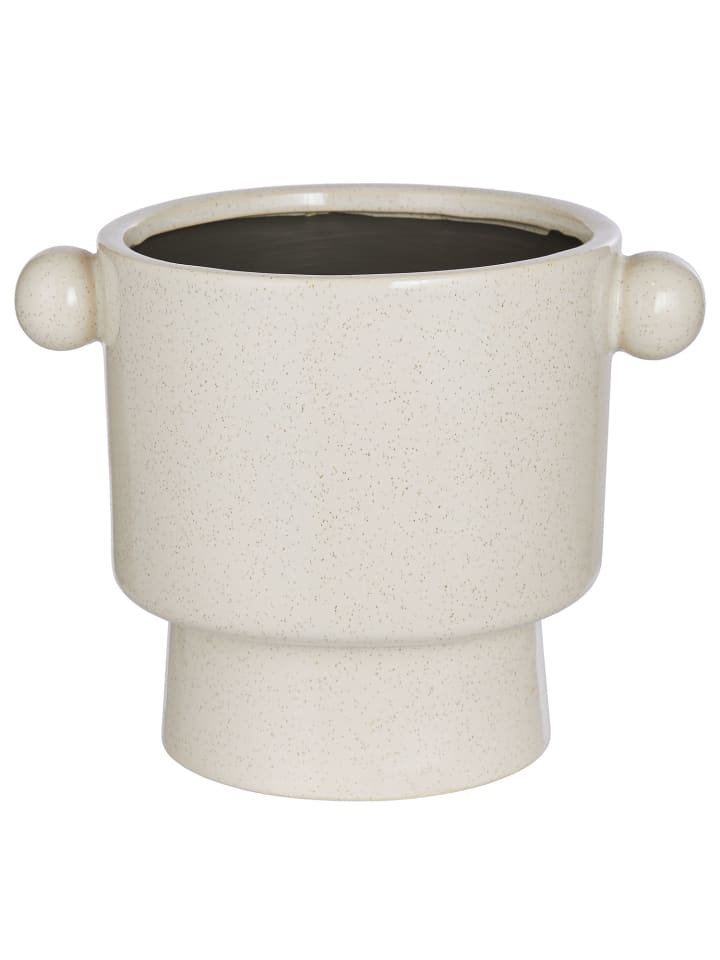 Butlers Blumenübertopf HANDLE in Beige