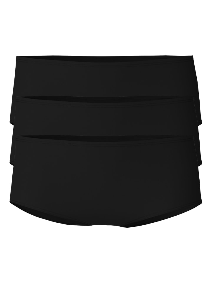 Slip 3er Pack in Schwarz
