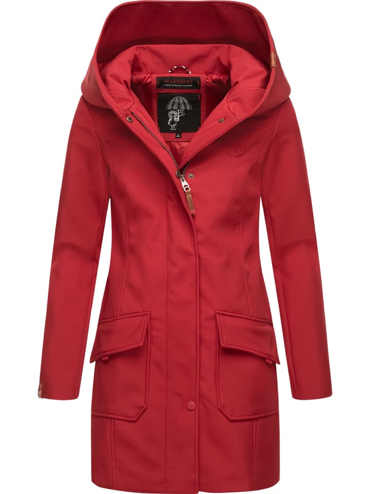 Softshellmantel Mayleen in Dark Red