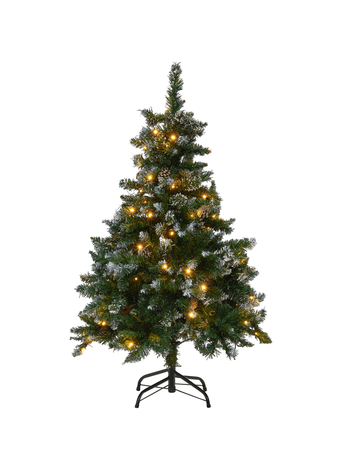 2-tlg Weihnachtsbaum PALOMAR in Grün/Schwarz