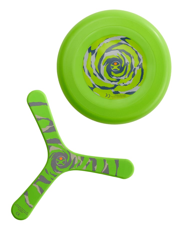 Outdoor-Spielzeug Frisbee & Boomerang Bundle in mehrfarbig