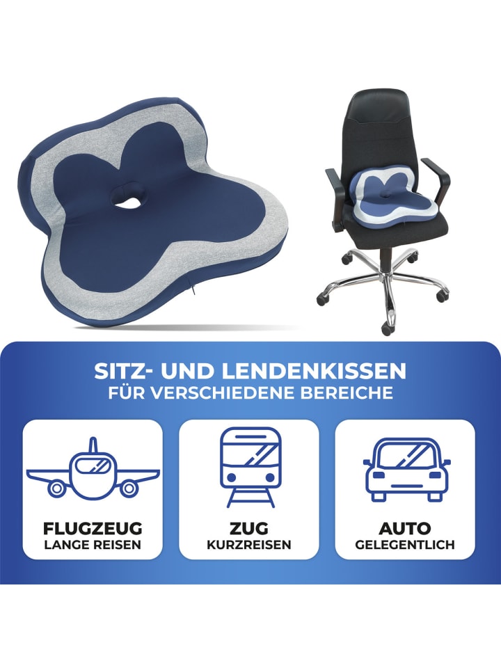 Viskoelastisches ergonomisches Lendenkissen