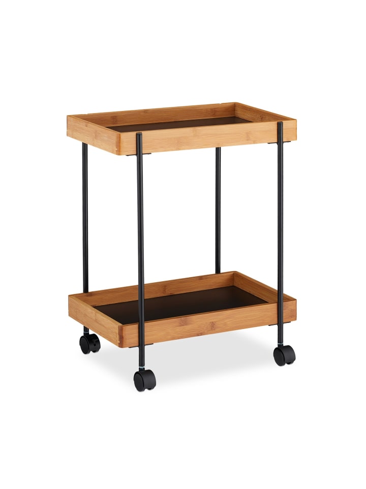 Servierwagen in Natur - (B)46 x (H)57 x (T)28 cm