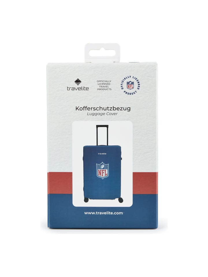 travelite x NFL Kofferschutzhülle 71 cm nfl shield