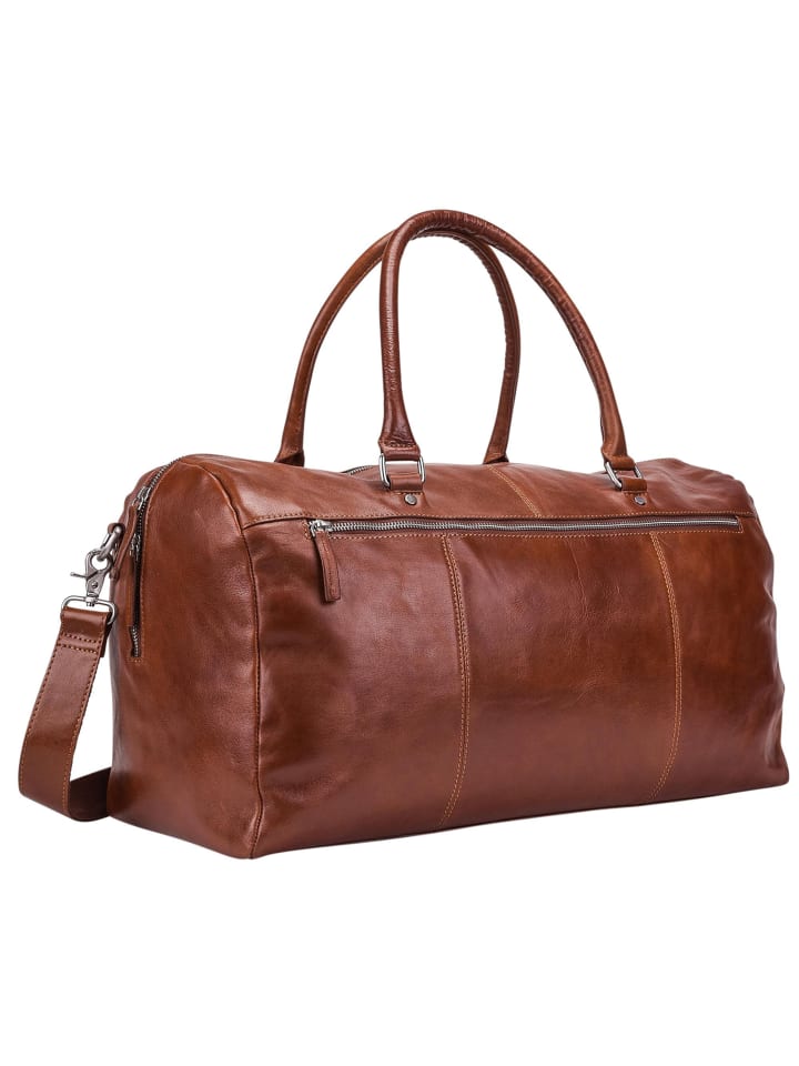 Cambridge Reisetasche Leder 50 cm cognac